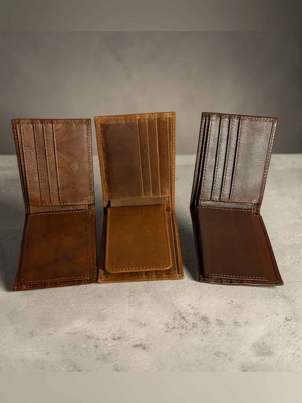 Men's Brown Leather Wallet